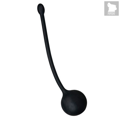 Чёрный вагинальный шарик Heavy Ball, цвет черный - ORION