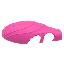 Розовая насадка на палец с вибрацией Bang Her Silicone G-Spot Finger Vibe, цвет розовый - XR Brands