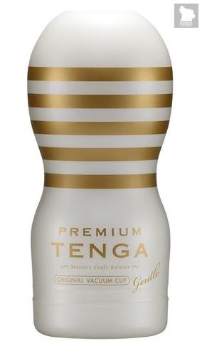 Мастурбатор TENGA Premium Original Vacuum Cup Gentle, цвет белый - Tenga