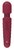 Красный вибромассажер Dashing Wand - 21 см., цвет красный - Lola Toys