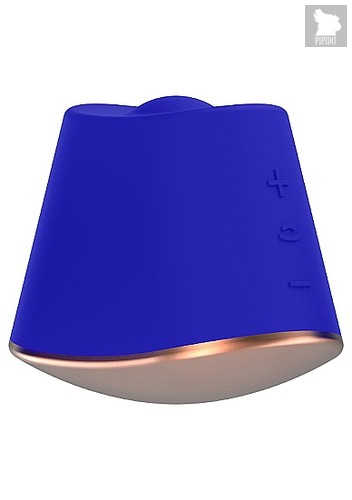 Клиторальный стимулятор Rotating & Vibrating Clitoral Stimulator Dazzling Blue SH-ELE009BLU - Shots Media