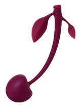 Бордовая вагинальная вишенка WILD CHERRY - 14,5 см, цвет бордовый - Jos