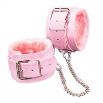 Поножи №5 СК-Визит с меховой подкладкой, цвет розовый - Sitabella