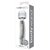 Серебристый жезловый мини-вибратор с кристаллами Mini Massager Silver Edition, цвет серебряный - Bodywand