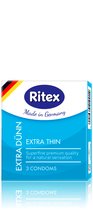 Презервативы Ritex Extra Thin №3 83475RX, цвет прозрачный - RITEX