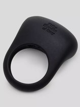 Черное эрекционное виброкольцо Sensation Rechargeable Vibrating Love Ring, цвет черный - Lovehoney