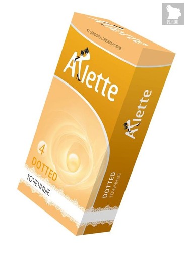 Презервативы Arlette Dotted с точечной текстурой - 12 шт. - Arlette