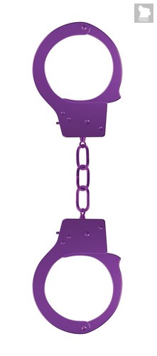 Фиолетовые наручники OUCH! Purple, цвет фиолетовый - Shots Media