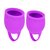 Набор менструальных чаш Natural Wellness Tulip 4000-02lola, цвет фиолетовый - Lola Toys