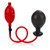 Расширяющаяся пробка COLT Expandable Butt Plug, цвет красный/черный - California Exotic Novelties