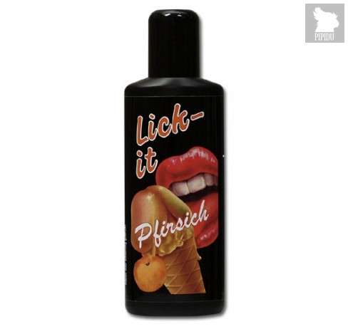 Смазка-массаж 3в1 Lick It со вкусом персика, 100 мл - ORION