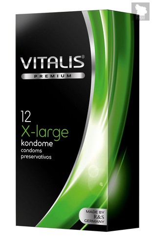 Презервативы VITALIS №12 X-Large увеличенного размера, 12 шт. - VITALIS