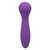 Фиолетовый вибромассажер Stella Liquid Silicone “O” Wand - 17,75 см., цвет фиолетовый - California Exotic Novelties