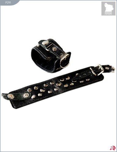 Декоративные наручники на кожаной подкладке - Подиум