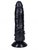 Черный сдвоенный вибратор №11 - 17 см., цвет черный - МиФ