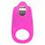 Ярко-розовое эрекционное виброкольцо Silicone Rechargeable Teasing Enhancer, цвет розовый - California Exotic Novelties