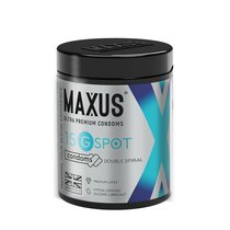 Гладкие презервативы Maxus G spot с двойной спиралью - 15 шт. - maxus