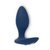 Синяя анальная пробка для ношения Ditto с вибрацией и пультом ДУ - 8,8 см - We-Vibe