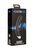 Чёрный вибратор E-Stimulation Rabbit Vibrator с электростимуляцией - 19 см, цвет черный - Shots Media