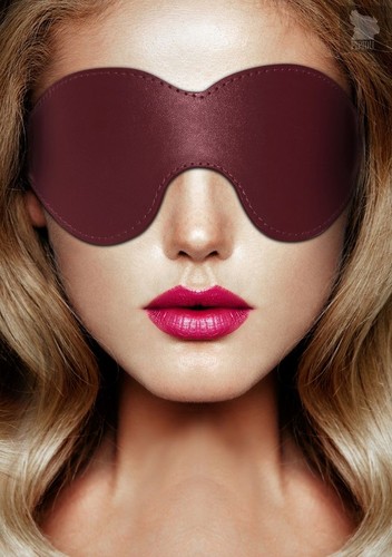 Бордовая маска на глаза Eyemask, цвет бордовый - Shots Media