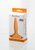 Оранжевый анальный стимулятор Small Anal Plug flash - 12 см, цвет телесный - Lola Toys