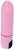 Розовая гладкая коническая вибропуля - 8,5 см., цвет розовый - МиФ