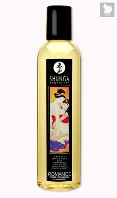 Массажное масло с ароматом персика Stimulation - 250 мл - Shunga Erotic Art