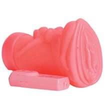 Вибрирующая вагина-девственница с женской фигуркой, цвет розовый - Dream toys