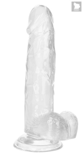 Прозрачный фаллоимитатор Size Queen 6" - 20,25 см., цвет прозрачный - California Exotic Novelties