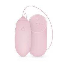Нежно-розовое виброяйцо LUV EGG с пультом ДУ, цвет розовый - EDC Wholesale