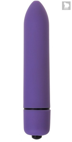 Фиолетовая вибропуля с заострённым кончиком - 9,3 см., цвет фиолетовый - Oyo