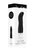 Чёрный вибратор Liora с изогнутой головкой - 15,1 см., цвет черный - Shots Media
