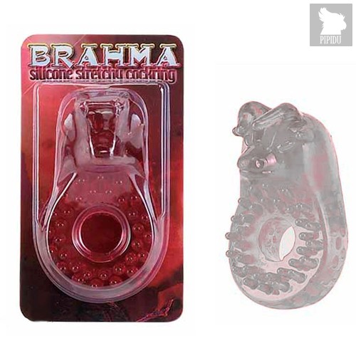 Кольцо эрекционное Brahma Cock Ring, цвет прозрачный - Seven Creations
