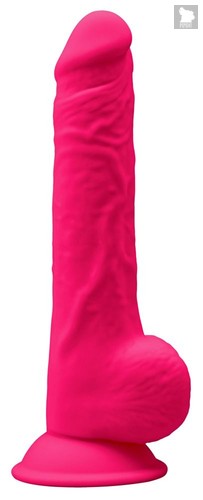 Розовый фаллоимитатор-реалистик Premium Dildo 9,5" Model 3 Premium - 24 см., цвет розовый - Adrien Lastic