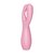 Розовый клиторальный вибромассажер Threesome 3, цвет розовый - Satisfyer