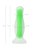 Зеленая, светящаяся в темноте анальная втулка Victor Glow - 10 см., цвет зеленый - Toyfa