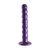 Фиолетовый фаллоимитатор Beaded G-Spot - 17 см., цвет фиолетовый - HOT