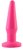 Розовая анальная втулка POPO Pleasure - 12,1 см., цвет розовый - Toyfa