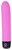 Розовый изогнутый вибратор Mr. Nice Guy - 23 см., цвет розовый - ORION