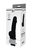 Черный фаллоимитатор на присоске DILDO 8.5INCH - 20 см., цвет черный - Dream toys