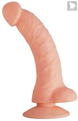 Телесный фаллоимитатор SEDUCER Bended Lust - 18,5 см., цвет телесный - Howells