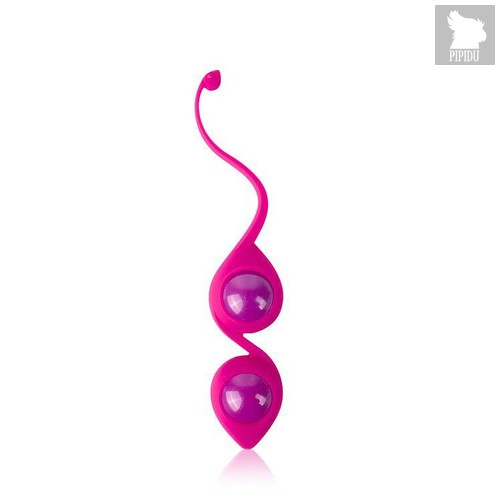 Вагинальные шарики с хвостиком Cosmo, цвет розовый - Bioritm