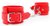 Красные оковы на регулируемых пряжках с карабином, цвет красный - Bior toys