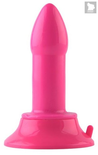 Анальная пробка Popo Pleasure с широким основание, цвет розовый - Toyfa