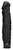 Черный вибромассажер Realisic 10 speed Vibrator - 24 см., цвет черный - Shots Media