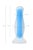 Голубая, светящаяся в темноте анальная втулка Kyle Glow - 10 см., цвет голубой - Toyfa