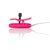 Виброзажимы Nipple Play - Vibrating Heated Nipple Teasers с нагревательным эффектом, цвет розовый - California Exotic Novelties