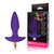 Фиолетовая коническая анальная пробка Sweet Toys - 10,5 см., цвет фиолетовый - Bioritm