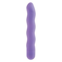 Сиреневый вибратор First Time Power Swirls Purple - 18,5 см., цвет сиреневый - California Exotic Novelties