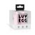 Нежно-розовое виброяйцо LUV EGG с пультом ДУ, цвет розовый - EDC Wholesale